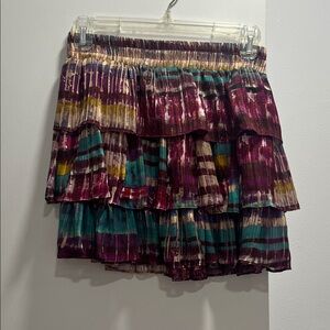 Army Brook Designer Size Small multicolor Tiered Women's Skirt